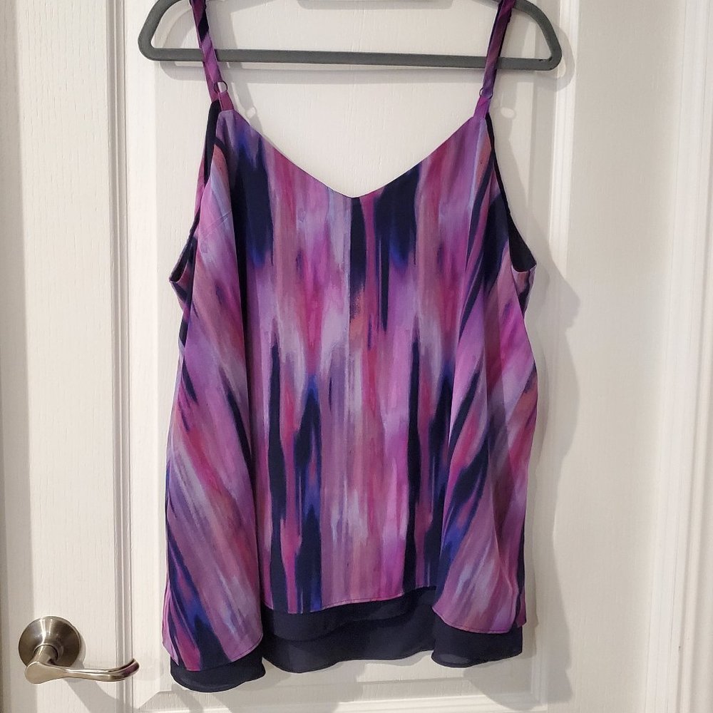 β¨ 2x HP β¨ NWOT β¨ Sophie Swing Multi-Watercolor Cami Tank β¨ - Picture 11 of 14